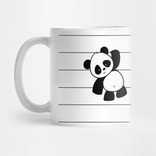 Cute Chilling Little Kawaii Baby Panda Bear Mug